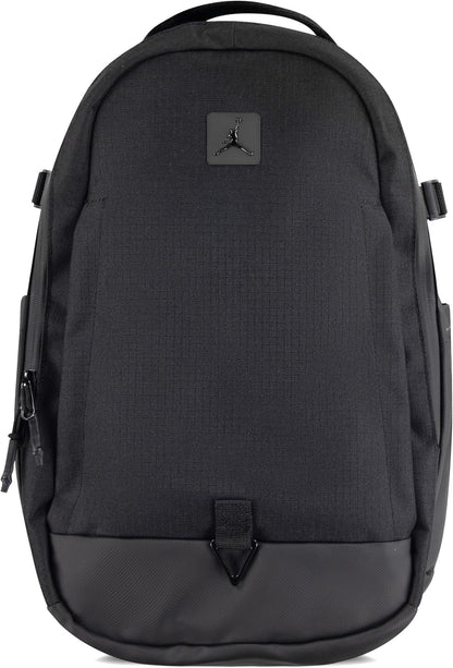Nike black daypack backpack side profile