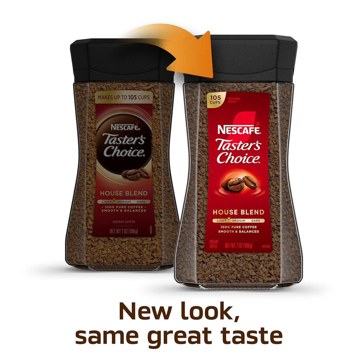 Smooth light medium roast instant coffee by Taster's Choice