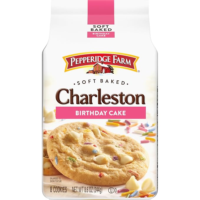 Pepperidge Farm Charleston Birthday Cake Cookies 8.6 oz bag