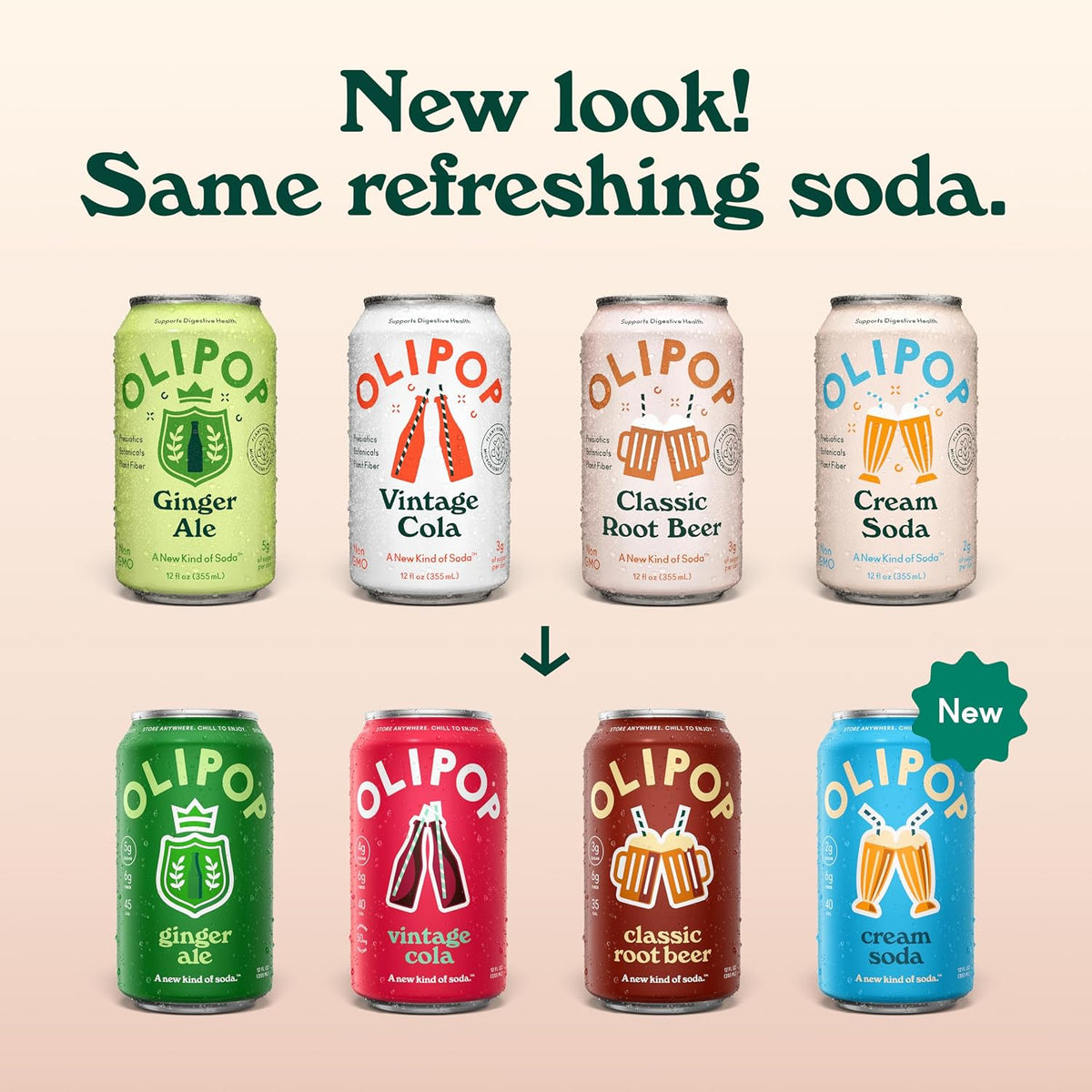 Classic soda variety pack by OLIPOP