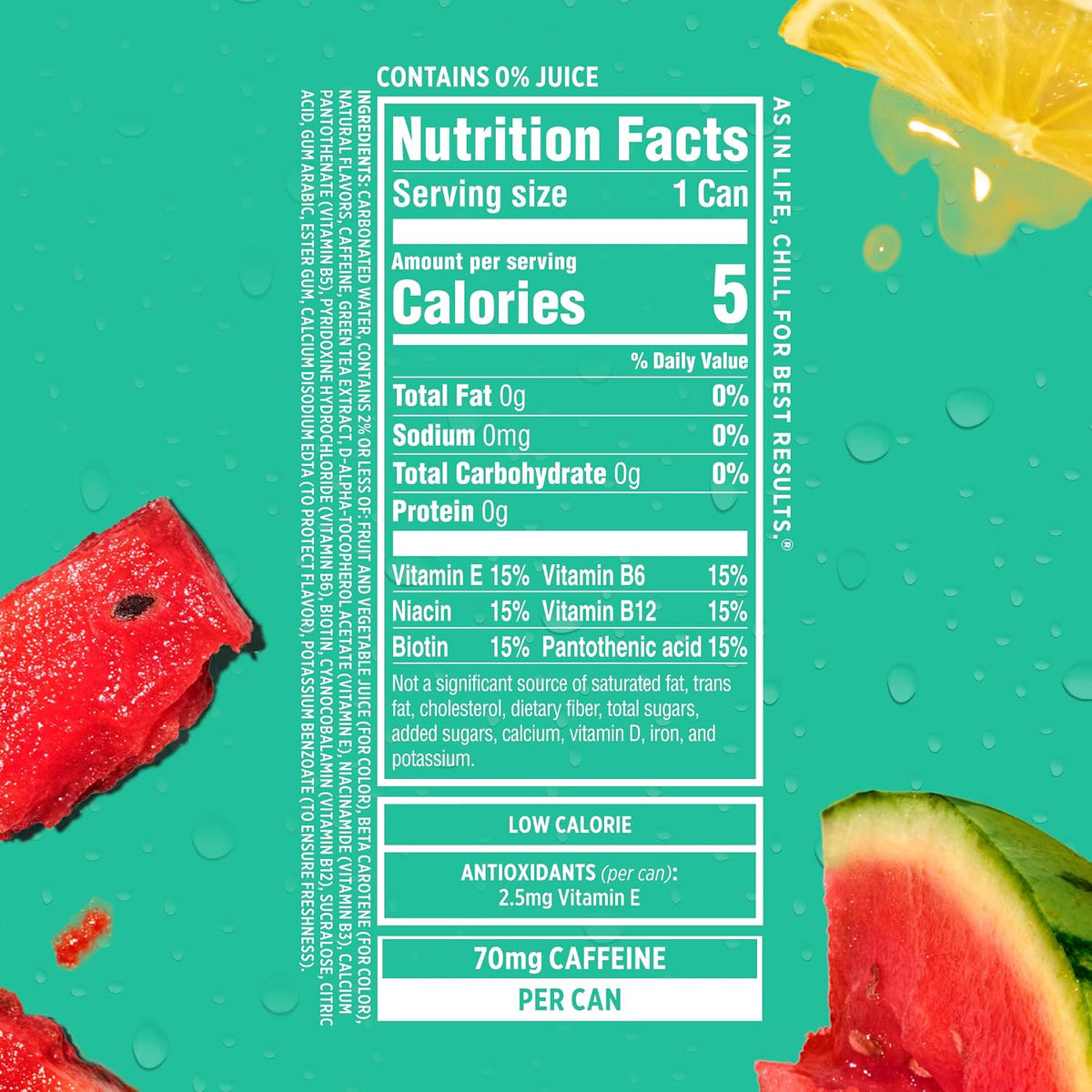 Sparkling Ice zero sugar caffeine sparkling water pack