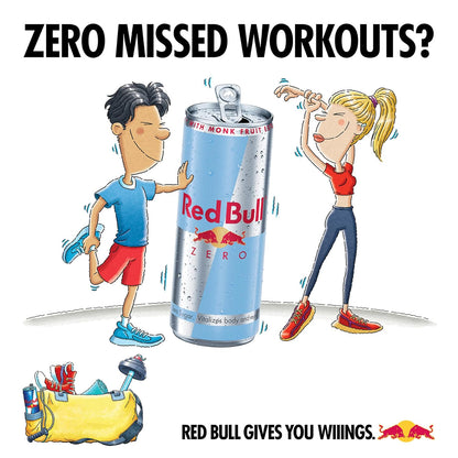 Red Bull Sugarfree energy drink cans variety assortment