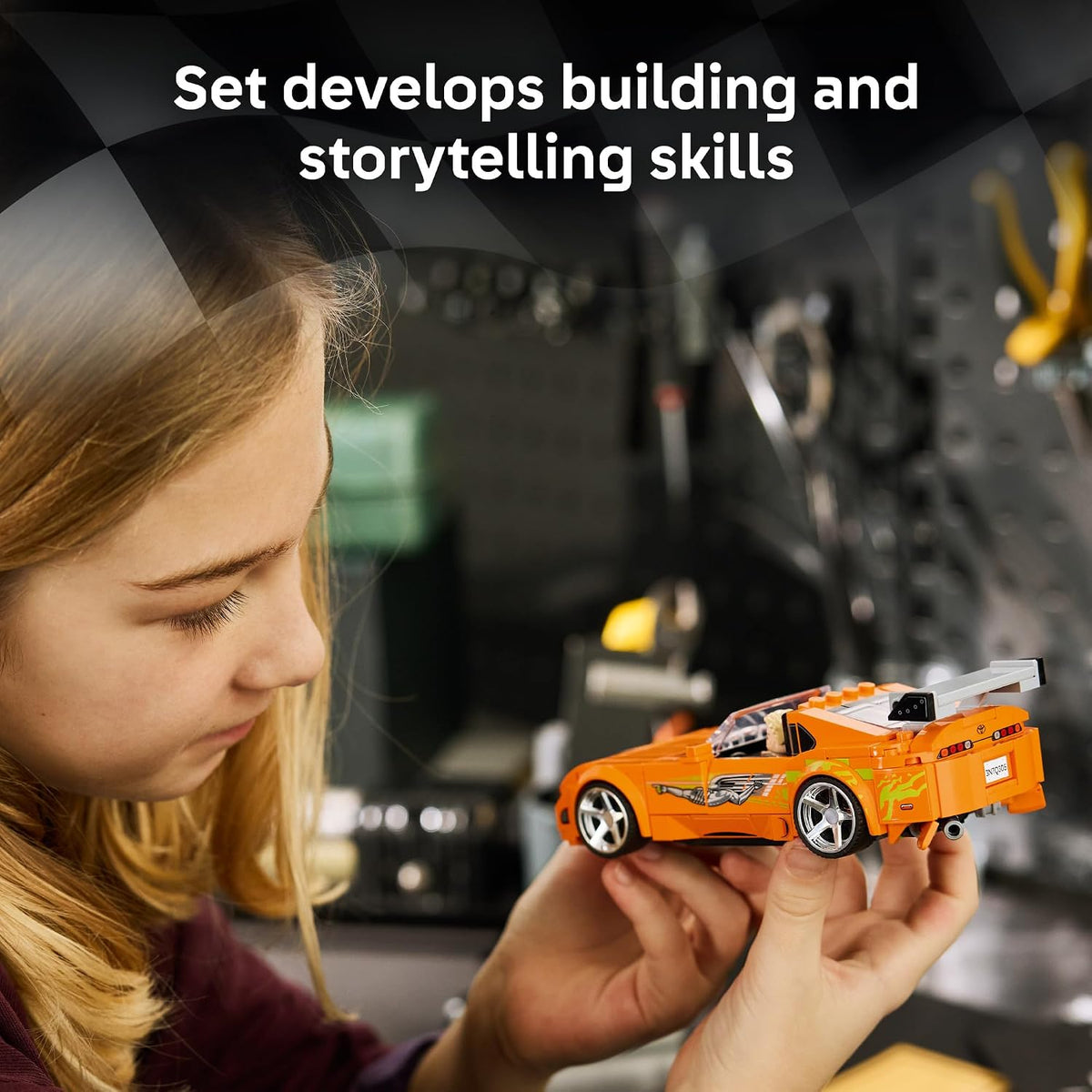 292-piece LEGO Fast and Furious Toyota Supra building set