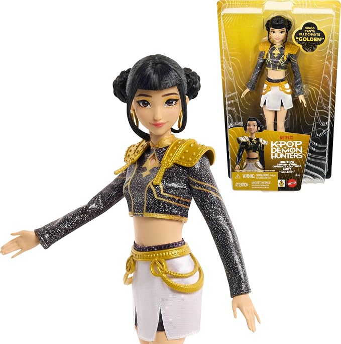 Mattel Kpop Demon Hunters HUNTR/X Zoey Golden singing doll