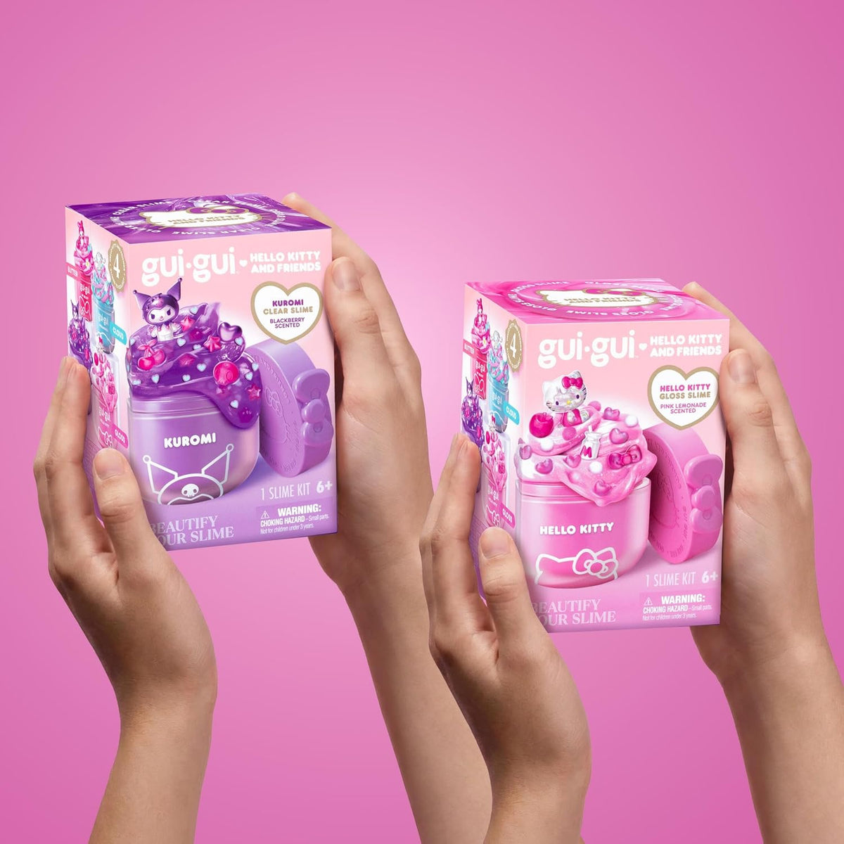 Collectible Hello Kitty x Gui Gui slime set