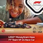LEGO Formula 1 race car with driver minifigure