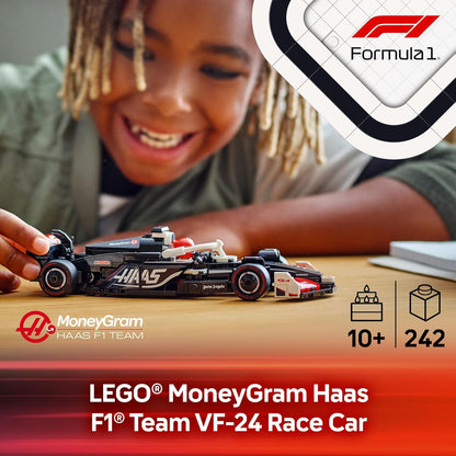 LEGO Formula 1 race car with driver minifigure