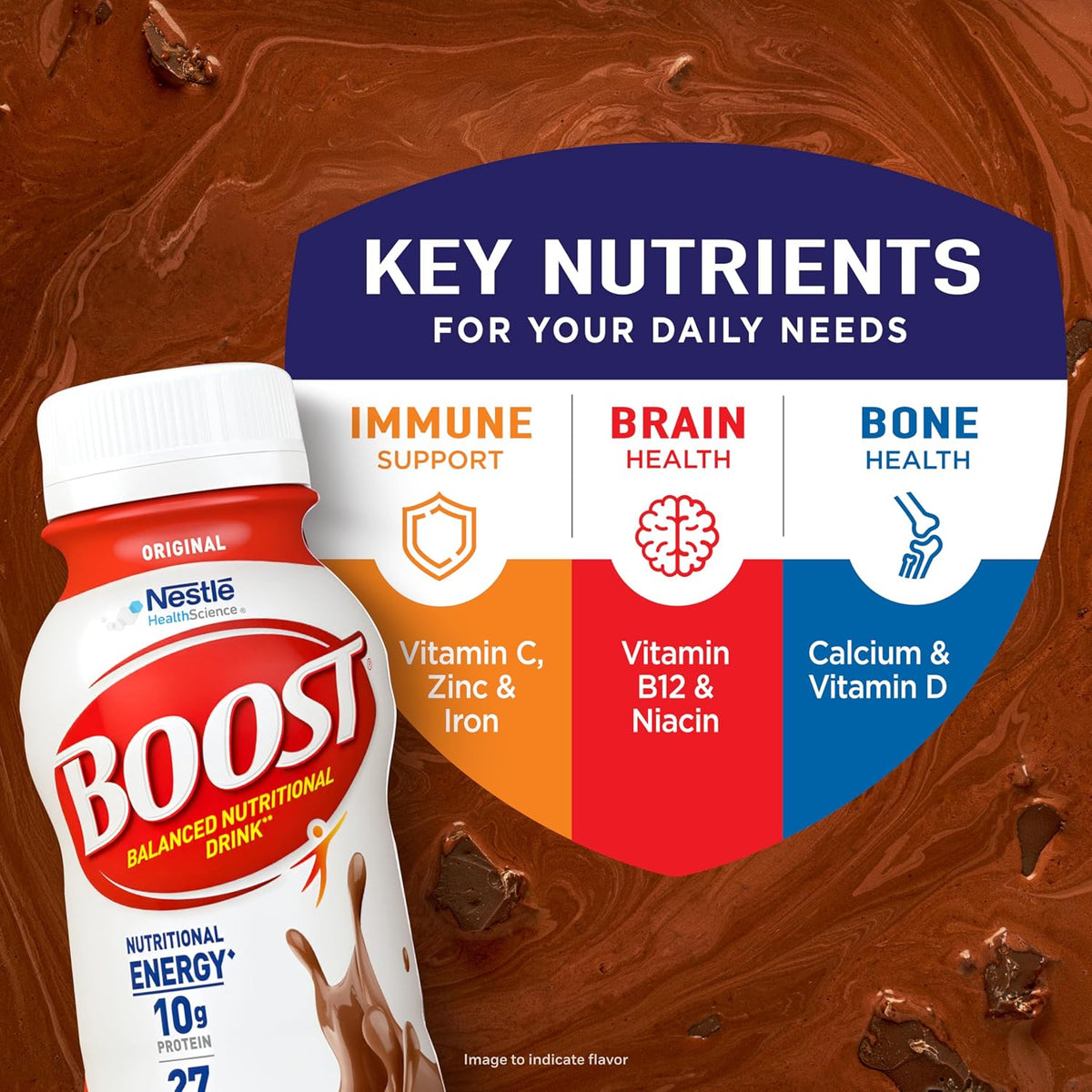 BOOST Rich Chocolate shake bottles multipack