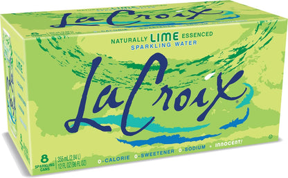 La Croix lime flavored sparkling water