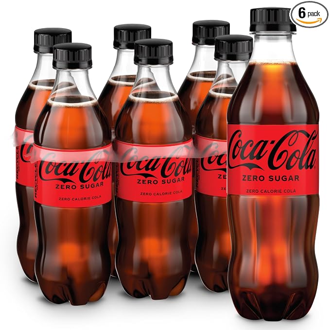 Coca-Cola Zero Sugar 16.9 fl oz bottles 6 pack
