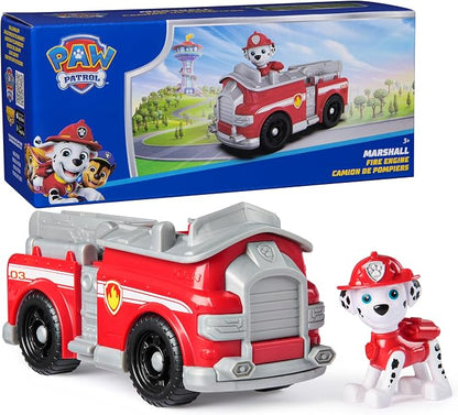 Rubble collectible figure seated in Paw Patrol bulldozer