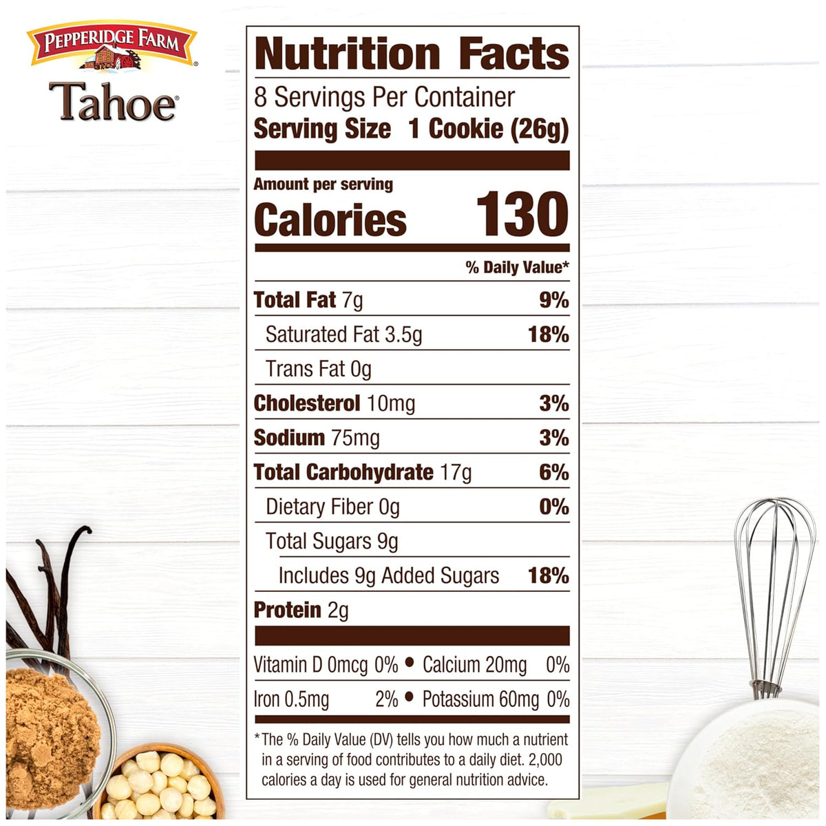 Pepperidge Farm Tahoe cookies 7.2 oz bag