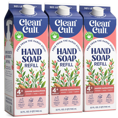 Cleancult hand soap refill with aloe vera and essential oils
