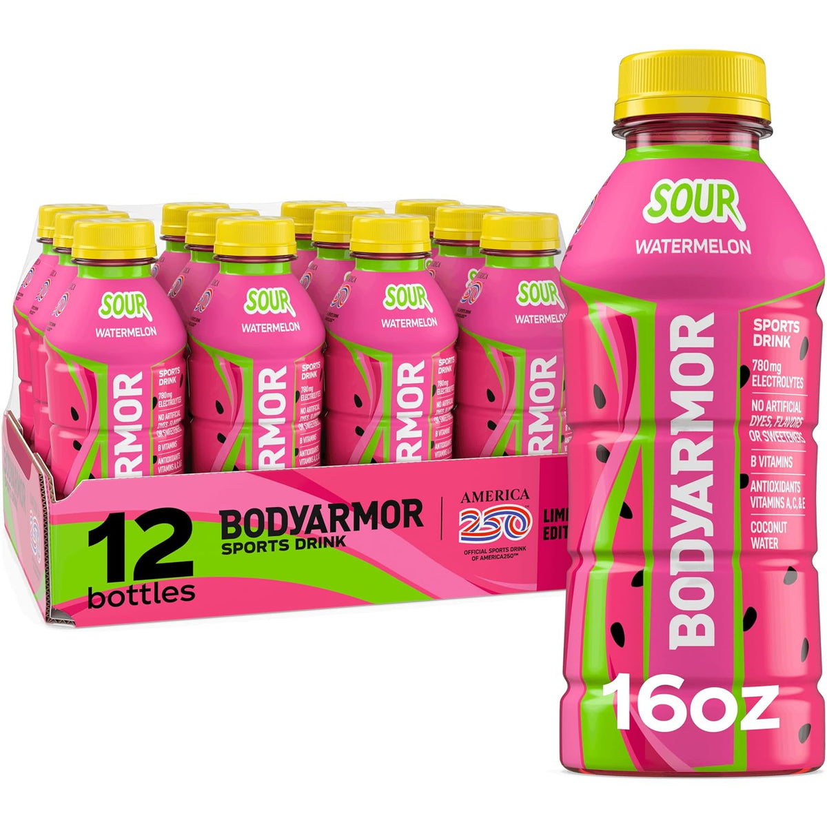 BODYARMOR Sour Watermelon electrolyte drink