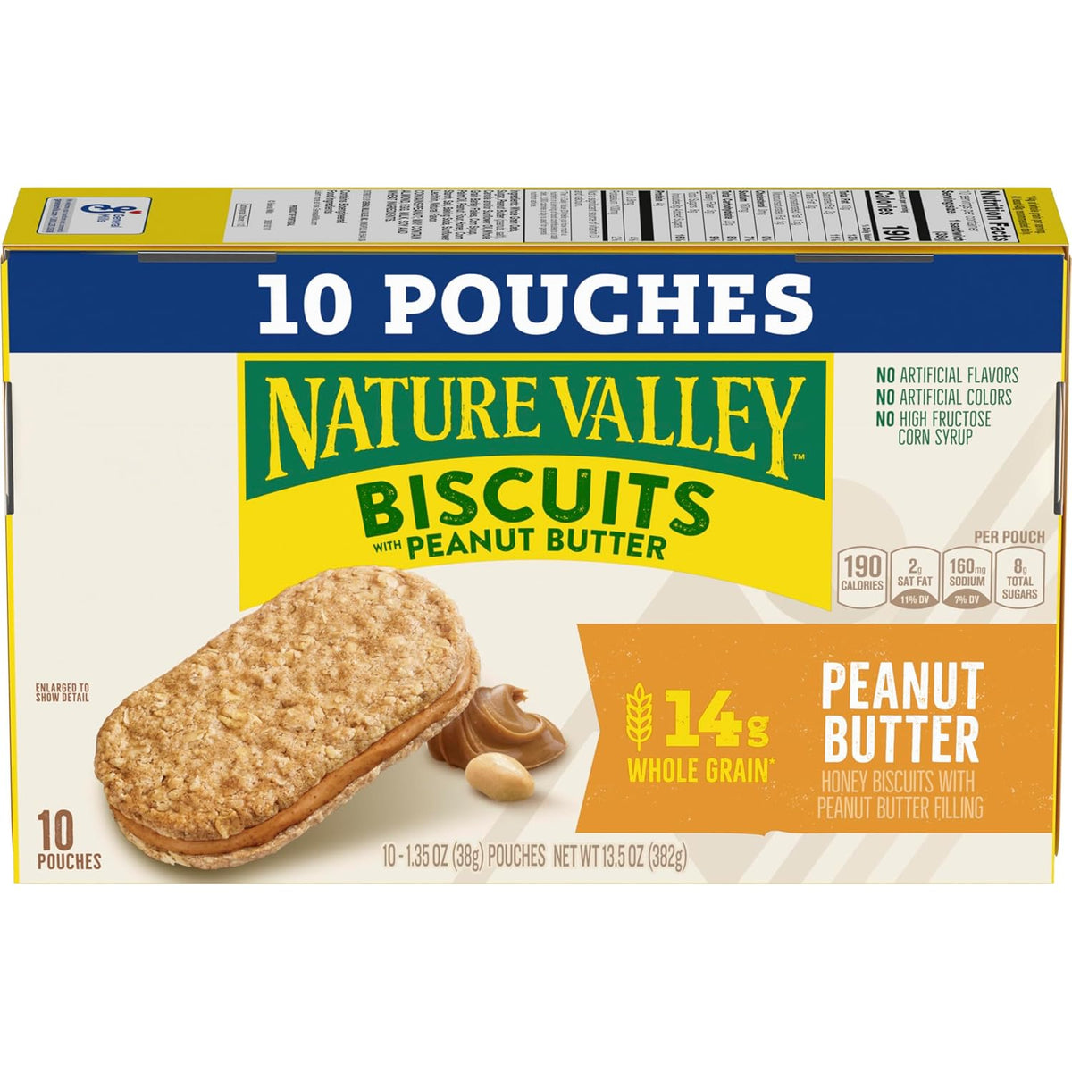Nature Valley biscuit sandwiches 10 count package