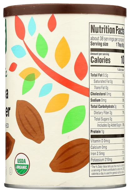 Organic cocoa powder for cakes brownies and desserts