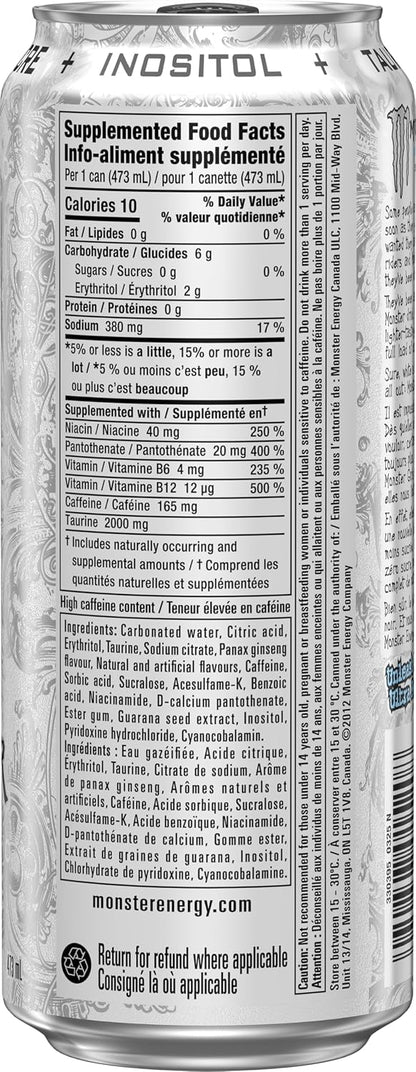 Monster Energy Zero Ultra beverage pack