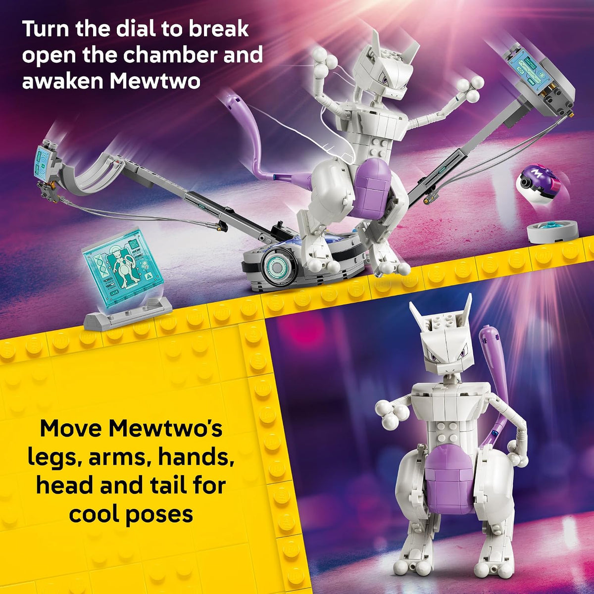 Master Ball included with Mewtwo building set