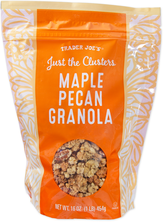 Trader Joe's Just The Clusters maple pecan granola cereal