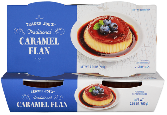 Trader Joe's Caramel Flan dessert