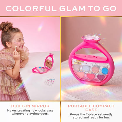 FAO Schwarz kids beauty set with brushes and face gems