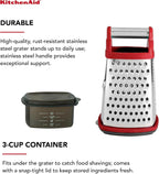 KitchenAid box grater with stainless steel handle