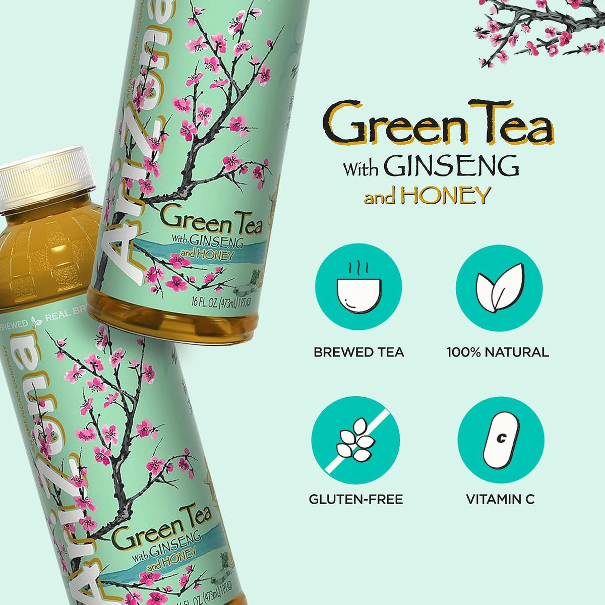 AriZona Green Tea multipack for refrigerator stocking