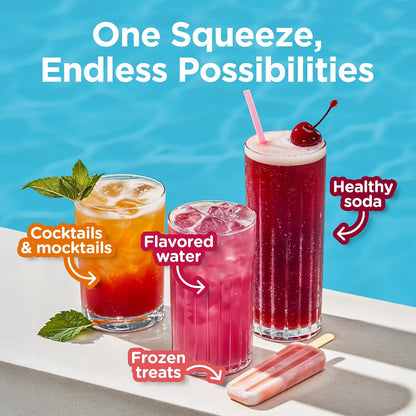 Stur flavor drops for still or sparkling water