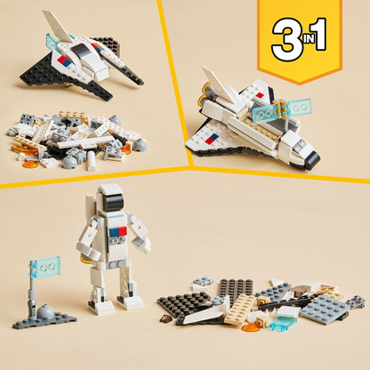 LEGO Creator 144 piece space shuttle gift set