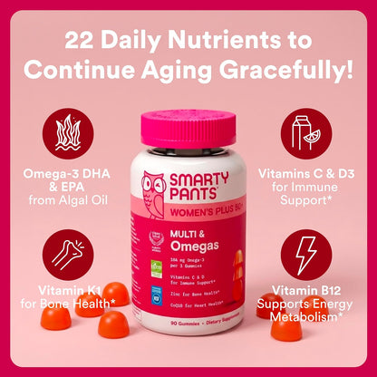 SmartyPants daily gummy vitamins for women over 50