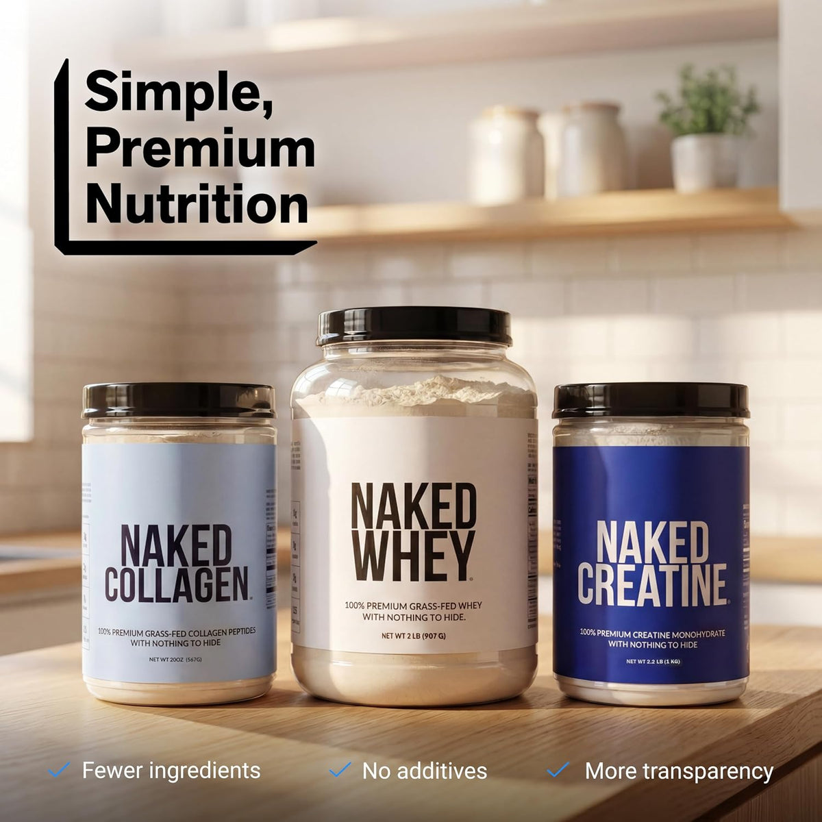 NAKED Whey no GMO protein powder
