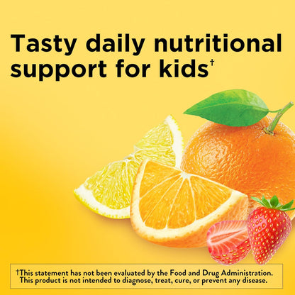Kids multivitamin gummies with EPA and DHA omega-3