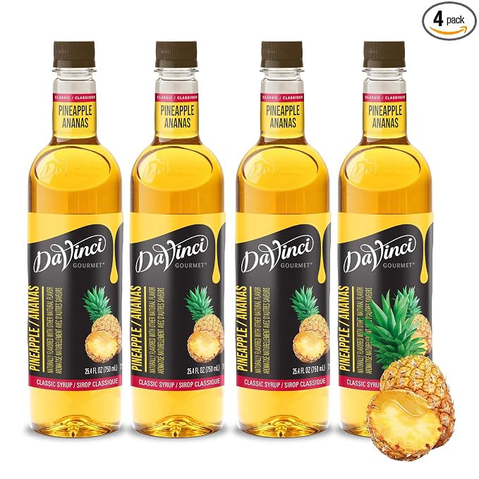 DaVinci Gourmet Classic Pineapple Syrup 25.4 ounce bottle