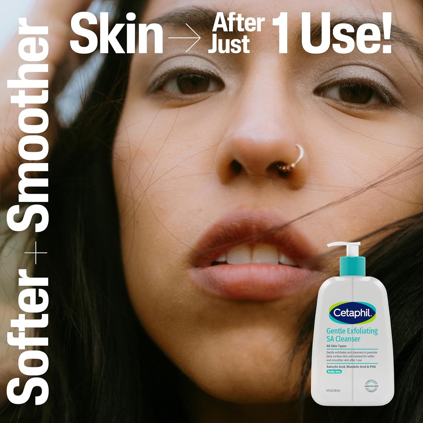 Cetaphil Gentle Exfoliating SA Cleanser for Sensitive Skin