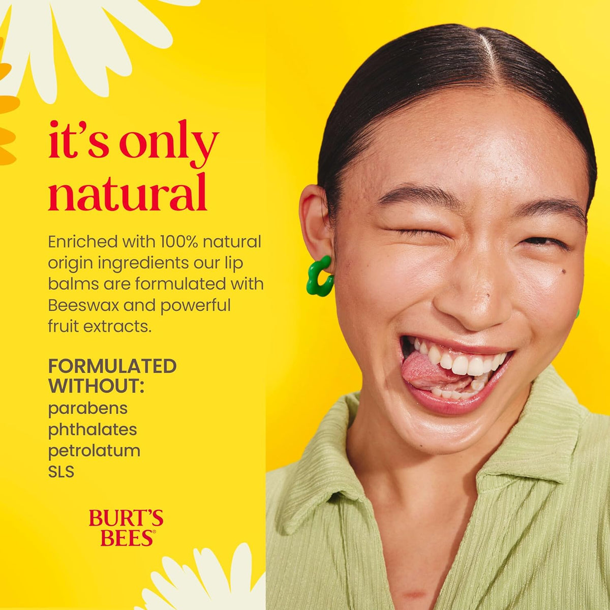 Burt's Bees natural origin lip care 4 pack