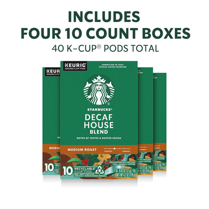 Decaf House Blend Starbucks single serve coffee pods