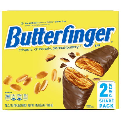 Butterfinger share size candy bars 18-count pack