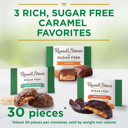 Russell Stover 15.3 oz sugar free caramels