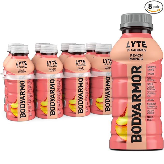 BODYARMOR LYTE Peach Mango sports drink 8 pack