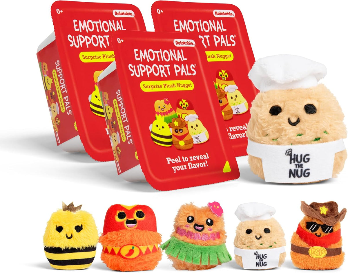 Mystery sauce-inspired nugget plush toys