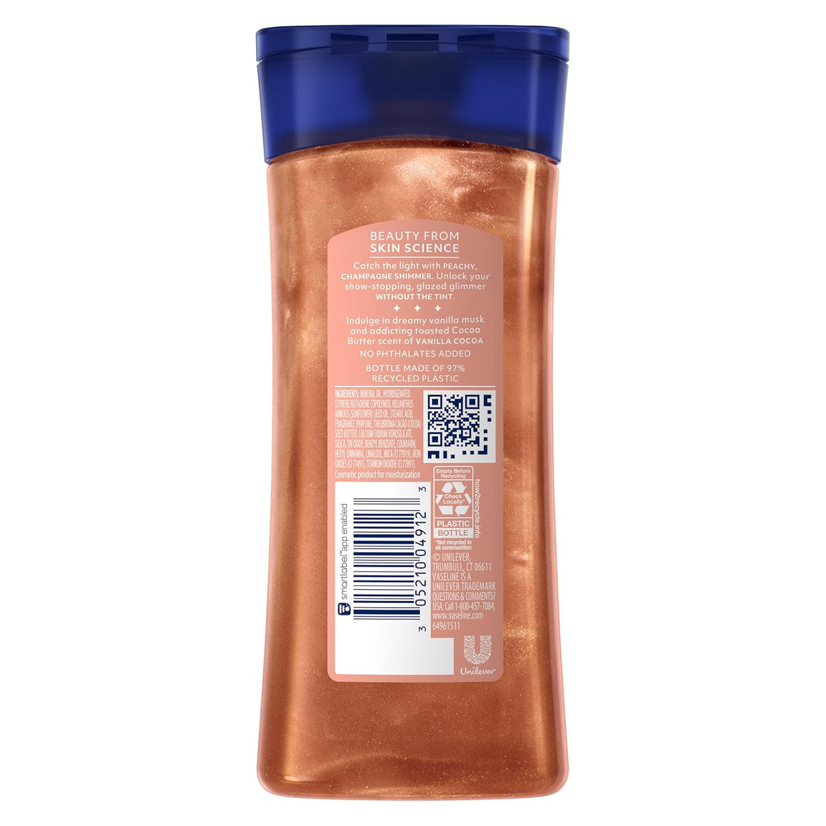 Vaseline Glazed and Glisten body oil for radiant skin