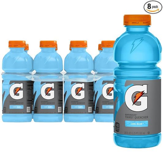 Gatorade Cool Blue Thirst Quencher 20 fl oz 8-pack
