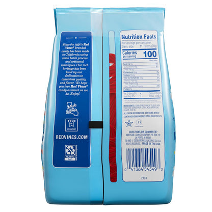 2.5 lb resealable bag of Red Vines candy