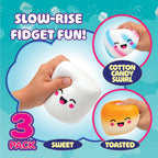 Toasted marshmallow scented squeeze toy