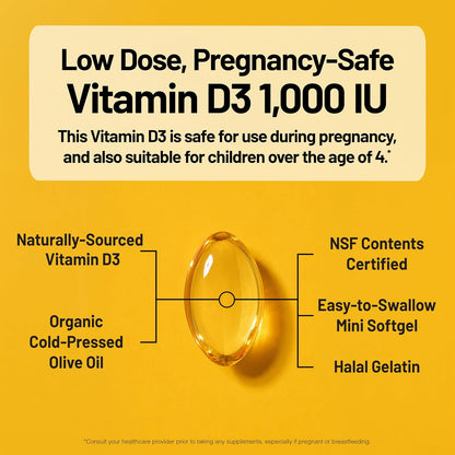 NatureWise D3 supplement for bone and muscle support