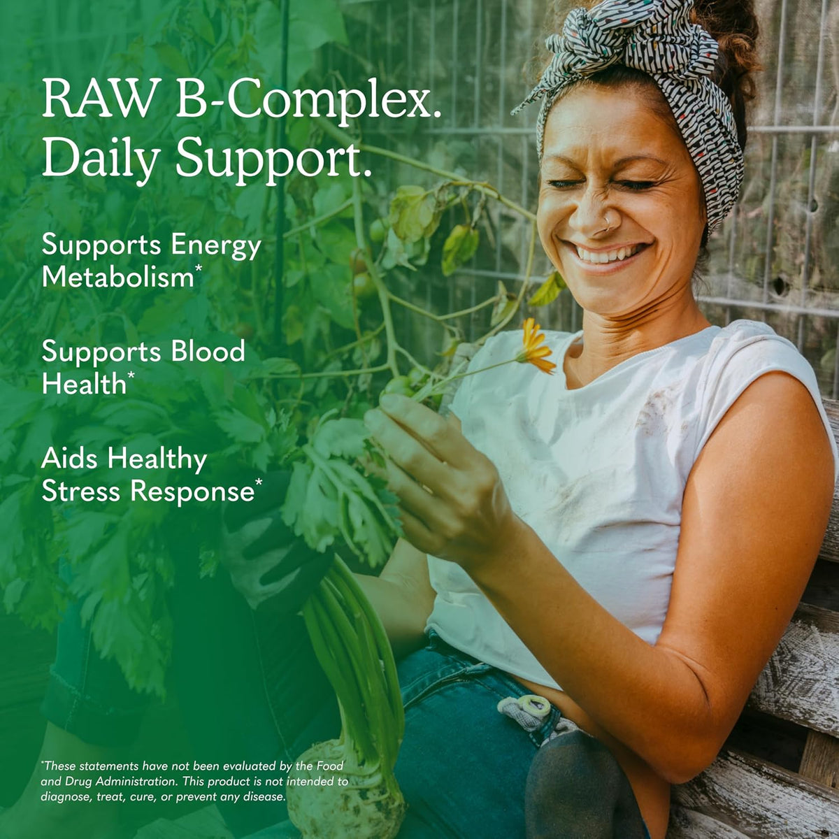 Raw B-Complex 120 vegan capsules by Garden of Life