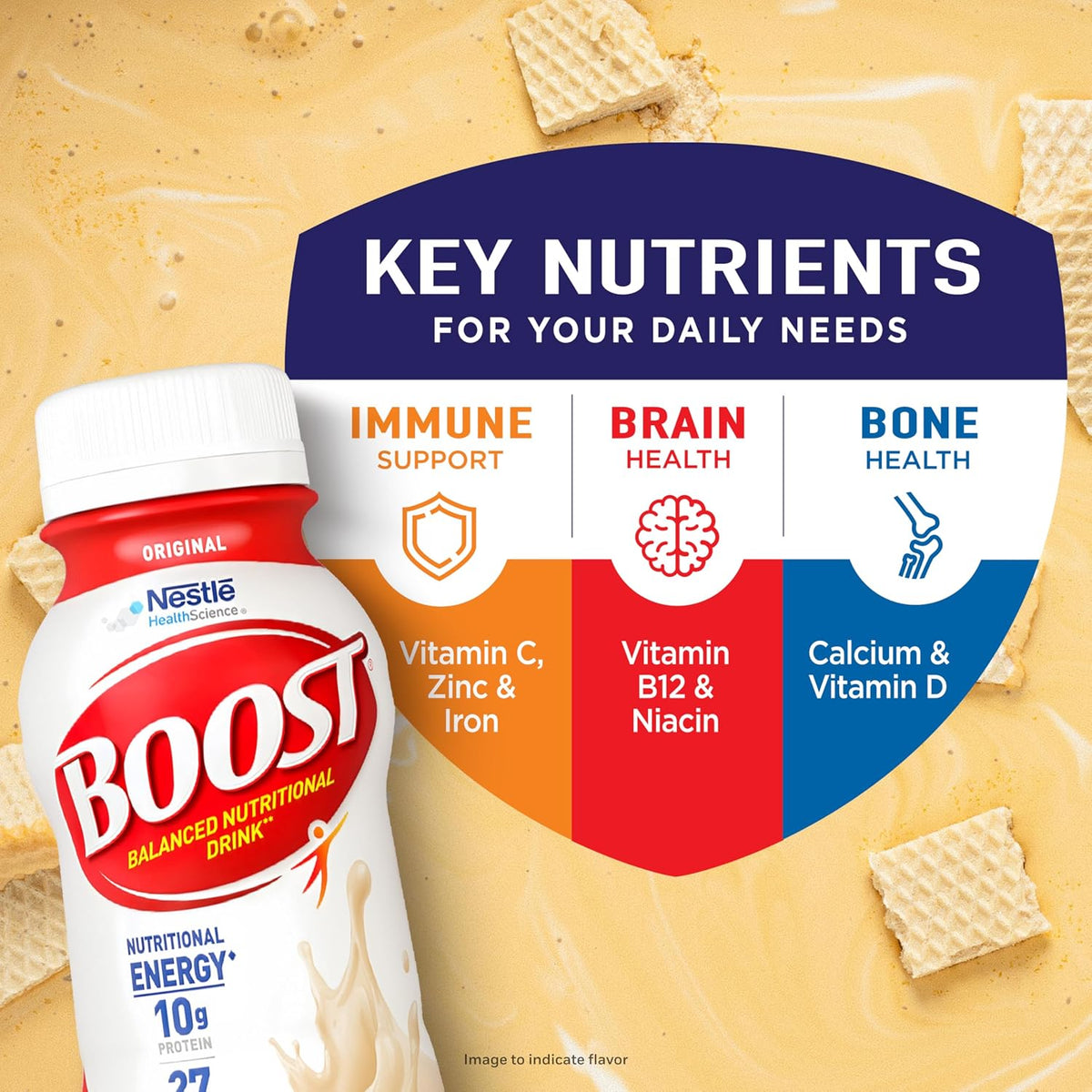 BOOST Very Vanilla meal replacement drink pack