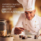 Assorted Lindt chocolate pralines in gift box