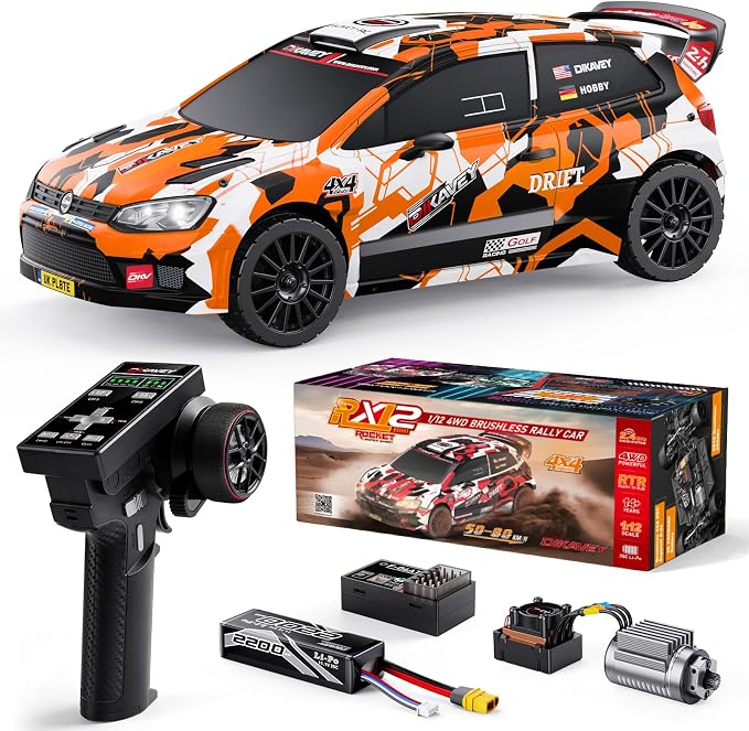 1:12 scale remote control off-road rally car