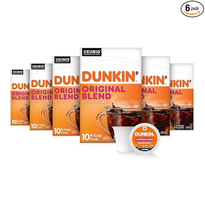 Dunkin’ Original Blend Medium Roast K-Cup Pods 60 count